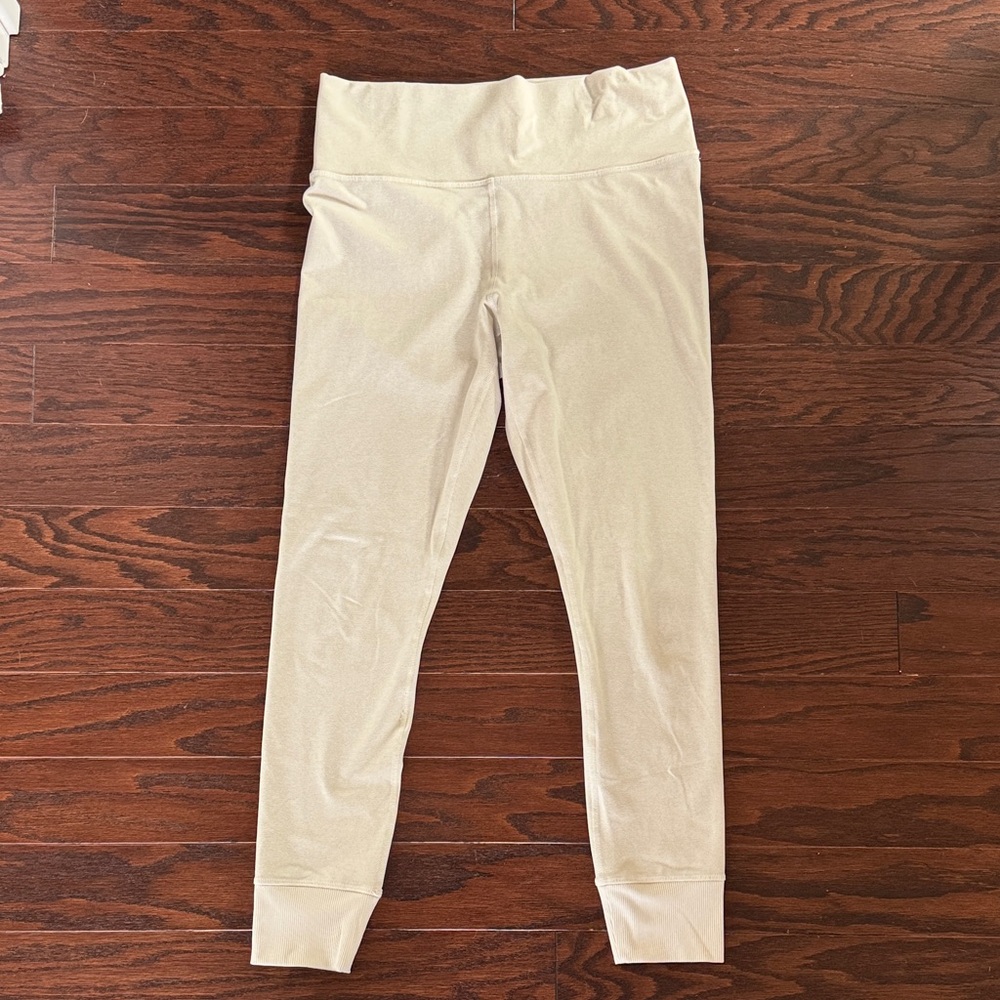 Athleta Cream Leggings